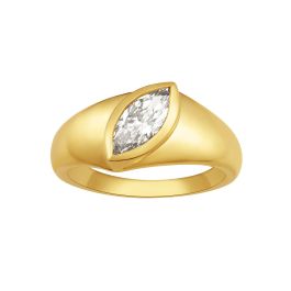 Signet Marquise Ring