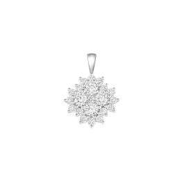 Lab-Grown Diamond Snowflake Pendant