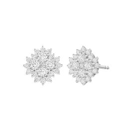 Diamond Snowflake Earrings