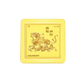 3g Auspicious Pi Xiu Gold Bar