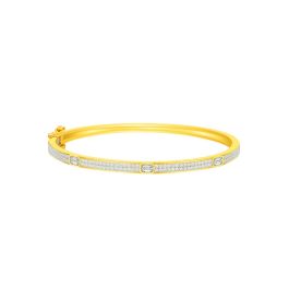 Lab-Grown Starlit Diamond Bangle