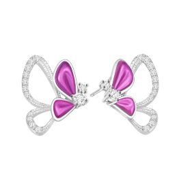 Diamond White Gold Monarch Earrings