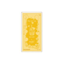 1G Birthday Wish Gold Bar