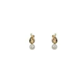 Rose Gold Twist Earrings