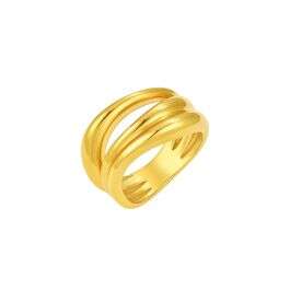 Layered Contour Ring