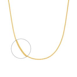 916 Gold 50cm Curb Chain