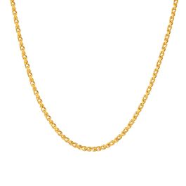 916 Gold 40cm Single Spiga Chain