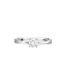 Twist Band Diamond Ring