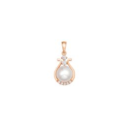 Pearl with Diamonds Pendant