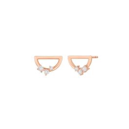 Half Moon Diamond Earrings