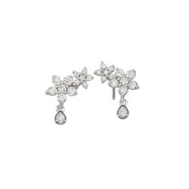 Floral Diamond Earrings