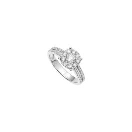 1.00 carat face Diamond White Gold Ring