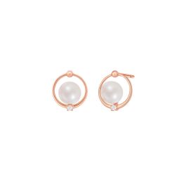 Circle Diamond Earrings