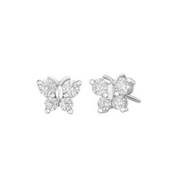 Diamond Butterfly Earrings