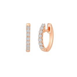 Rose Gold Diamond Earrings