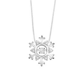 Snowflake Diamond Pendant