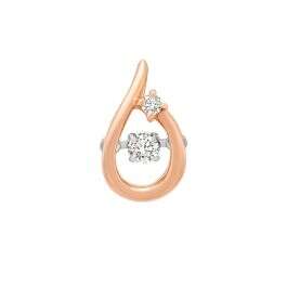 Teardrop Rose Gold Pendant