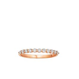 18K Rose Gold Diamond Ring ​