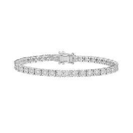 White Gold Diamond Tennis Bracelet 