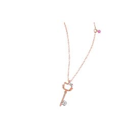 Hello Kitty Diamond & Saphhire Necklace
