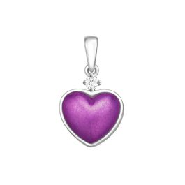 Heart White Gold Diamond Pendant