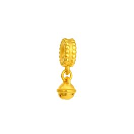 999 Gold Bell Charm