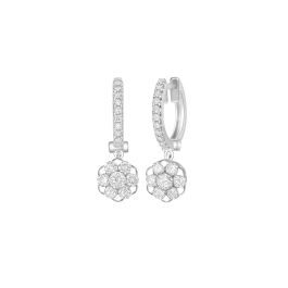 Regalia Enchanted White Gold Diamond Earrings 