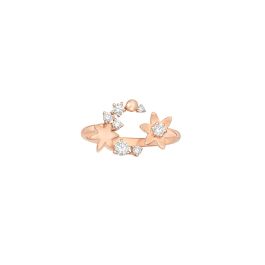 Rose Gold Diamond Bloom Ring