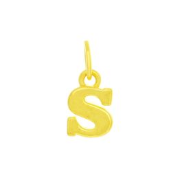 999 Gold Alphabet S Pendant