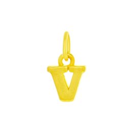 Alphabet V Pendant