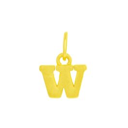 Alphabet W Pendant