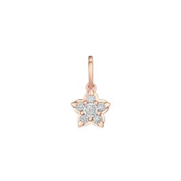 Rose Gold Diamond Star Pendant