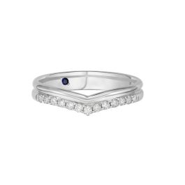 V-shaped Wedding Band (Female)