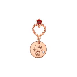 Hello Kitty Diamond & Red Garnet Pendant