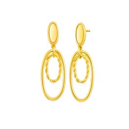 Oval Link Earrings