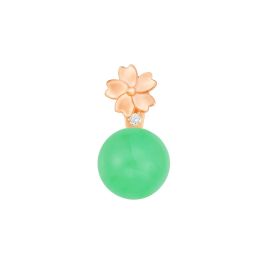 Flower Bead Jade Pendant