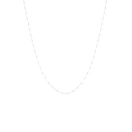 KStyle White Gold Beaded Necklace