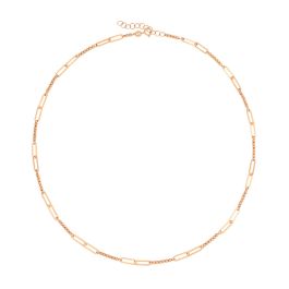 KStyle Rose Gold Interlocking Necklace