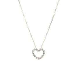 White Gold Heart Necklace
