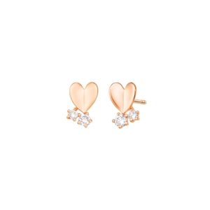 Rose Gold Cupid Earrings