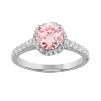 Blush Flower Diamond Ring