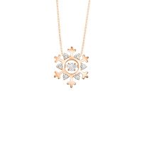Snowflake Diamond Pendant
