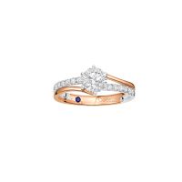 Rose Gold Celestial Solitaire Enchanted Ring