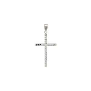 White Gold Cross Pendant