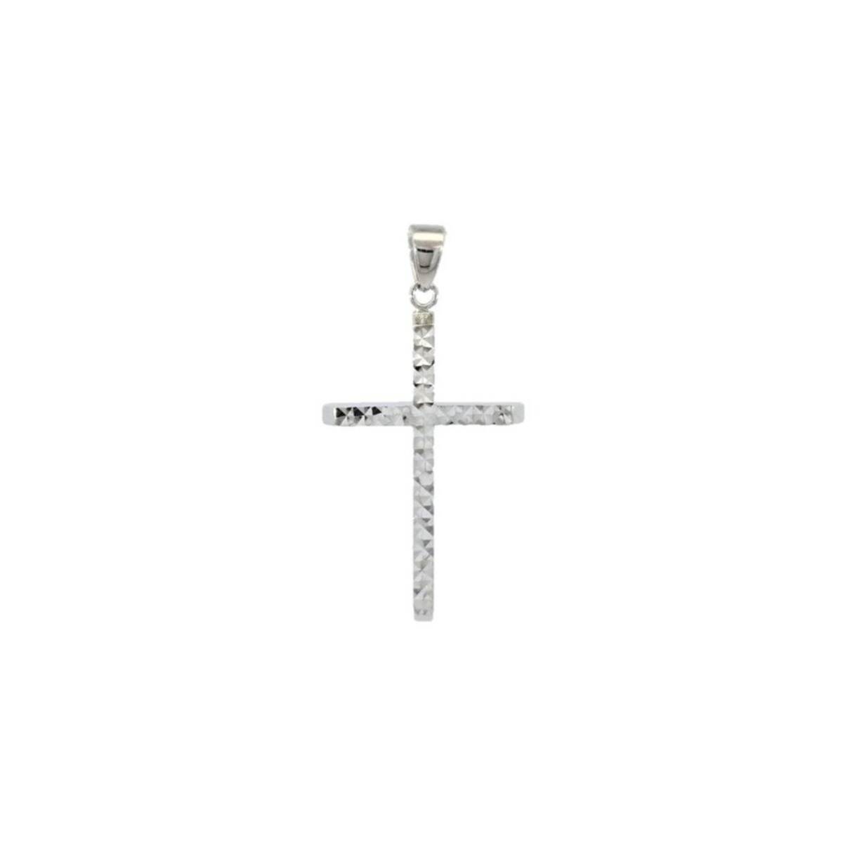 White Gold Cross Pendant