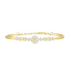 Blossoming Diamond Bangle