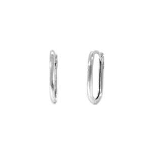 Dual Luxe White Gold Hoops