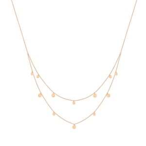 Gold Disc Necklace