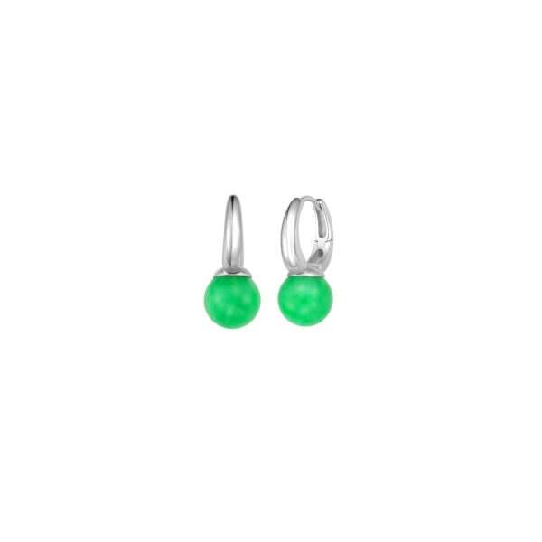 White Gold Drop Earrings