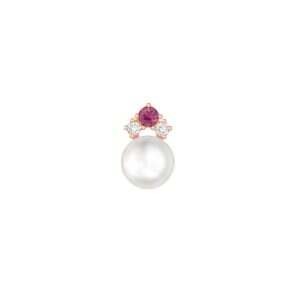 Pearl Sapphire Diamond Pendant